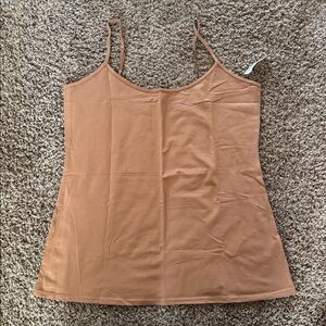 Old Navy First Layer Tank W/Spaghetti Straps Tan